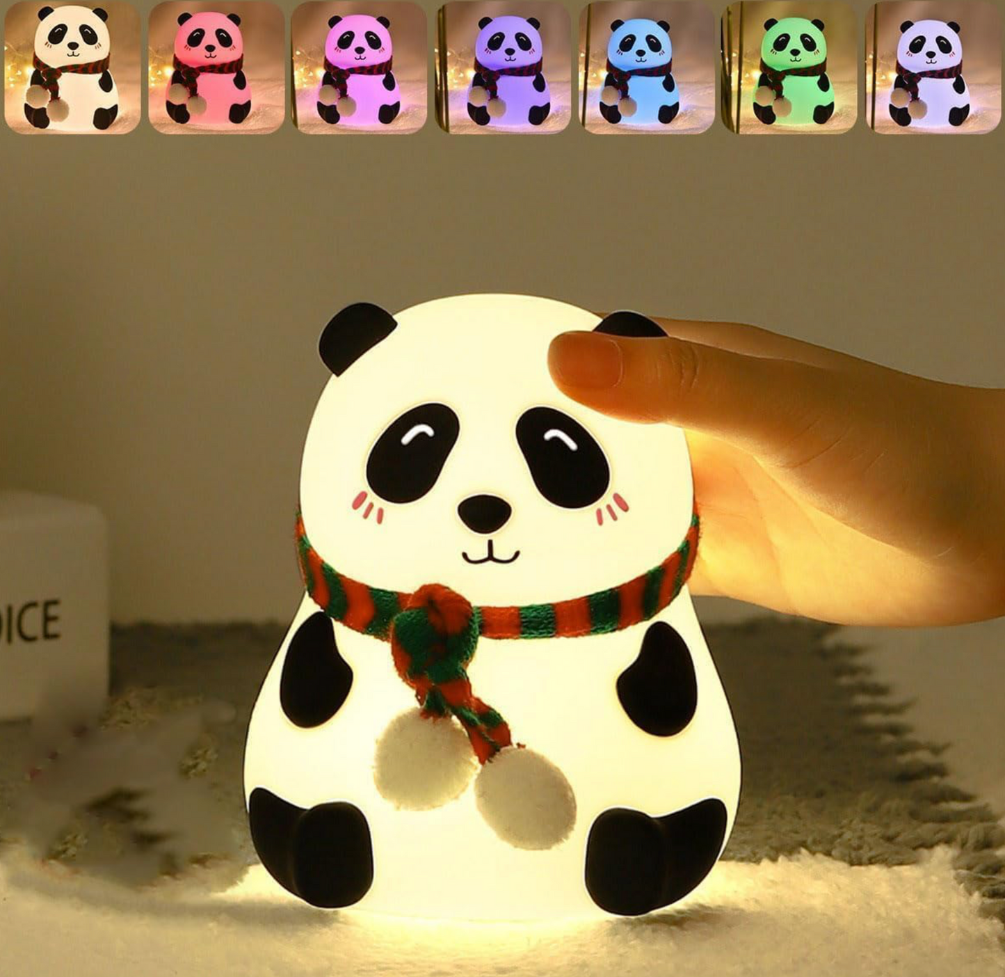 Silicon Panda Lamp